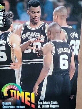 San Antonio Spurs Black NBA Jersey Poster - Team Playoff Moment